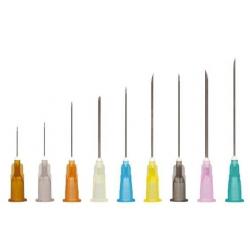 Aiguille Sol Millenium - 27G - 3/4" - 18.5mm (grise) Boite de 100