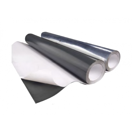 Rouleaux de Plomb Adhésif laminé gris