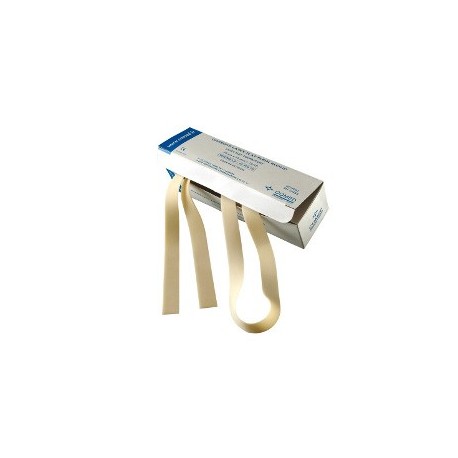 GARROT LATEX PLAT - 75cm x 1,8cm x 1,5mm BOITE DE 25