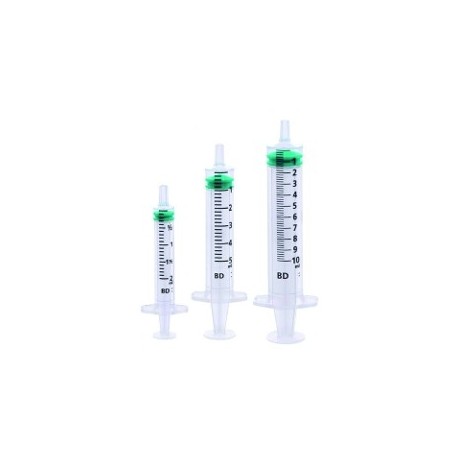 SERINGUE 3 PIECES BECTON DICKINSON 50ml EMBOUT LUER EXCENTRE BOITE DE 60