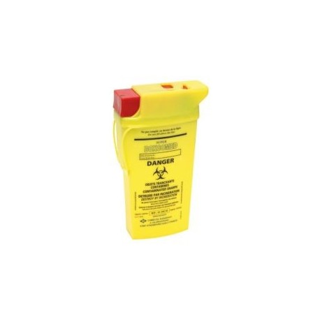RECUPERATEUR D AIGUILLES 450ml CAPACITE 350 AIGUILLES NORME NFX30-500 A L UNITE