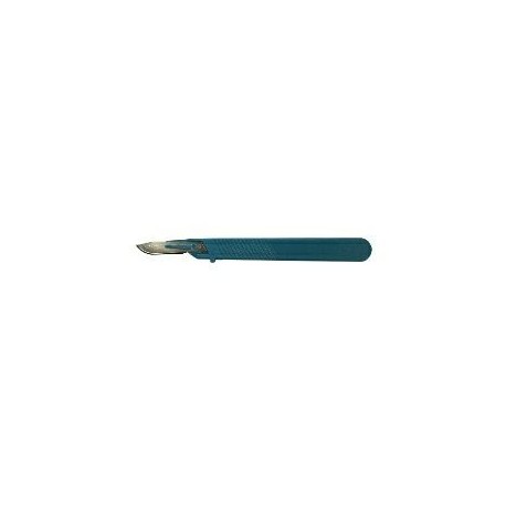 BISTOURI STERILE A USAGE UNIQUE / LAME ACIER AU CARBONE N  12 Bo te de 10 etuis individuels