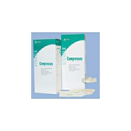 COMPRESSE NON-TISSEE / STERILE/ 4 PLIS / 40g / 10x10cm Bo te de 50 Sachets de 5 Compresses