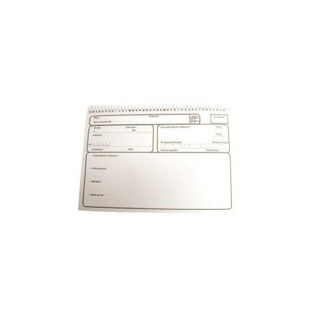 FICHE STERN-ORG - 3 VOLETS - 12,5x20cm - EUROPA Carton de 250